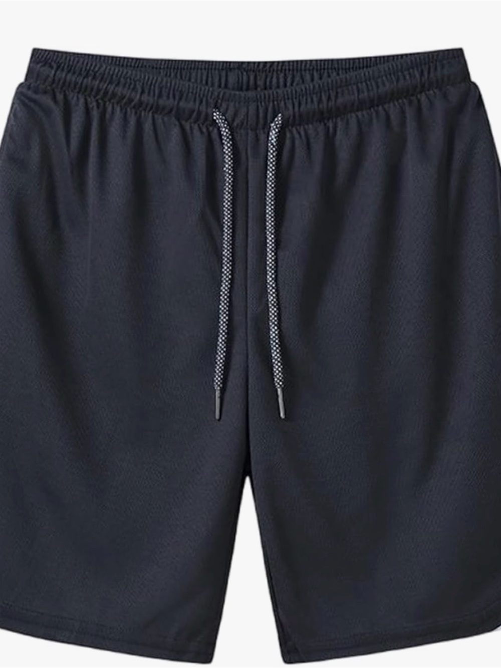 Men's black Athletic Drawstring Shorts